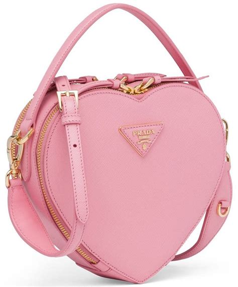 prada heart shaped bag price|prada bag with coin purse.